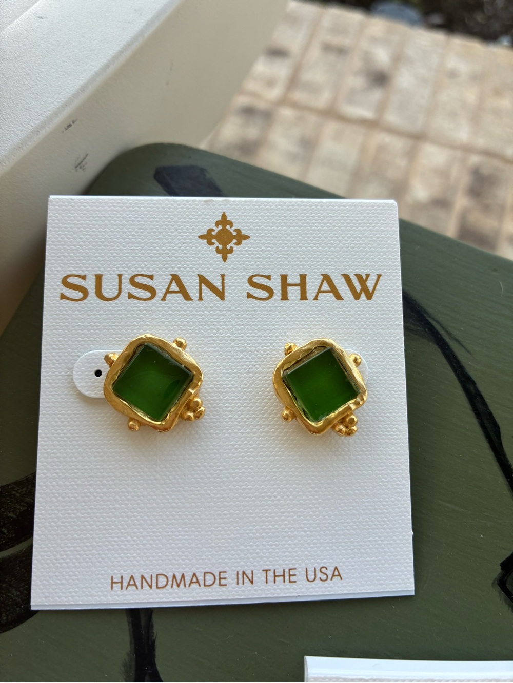 Susan Shaw Charlotte Stud Earrings! - Picture 5 of 13